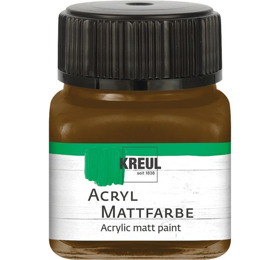 Peinture acrylique mate KREUL, 20 ml