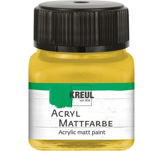 Peinture acrylique mate KREUL « Métallisé », 20 ml