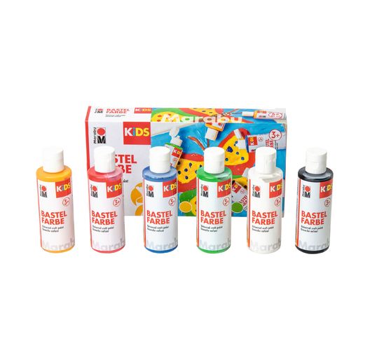 Marabu KIDS BASTELFARBE, 6er-Set