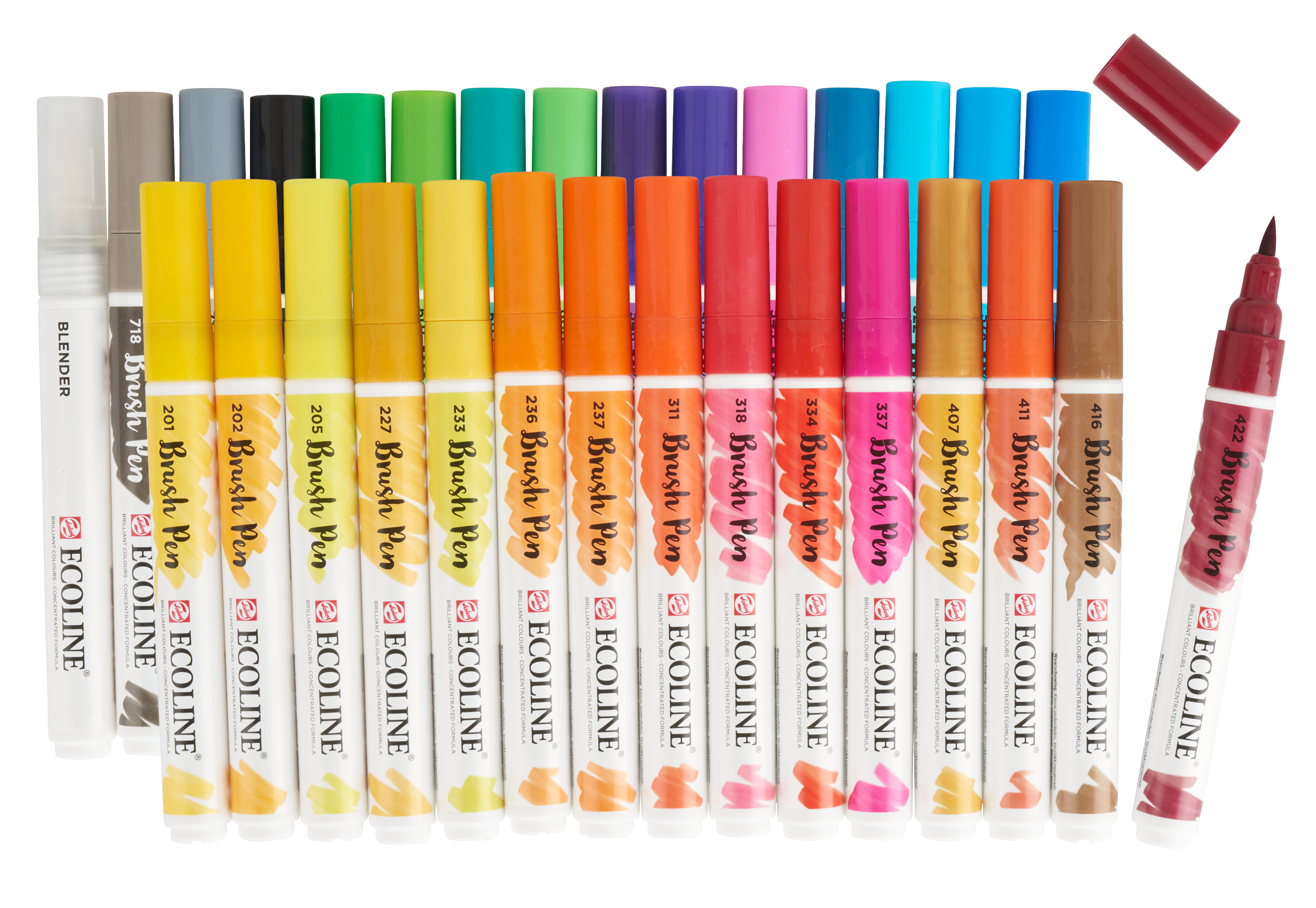 Talens Ecoline Brush Pen Set 30 colours