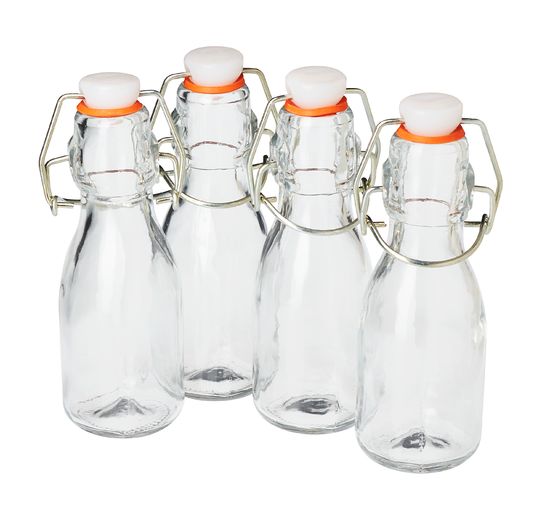 Mini-bouteilles à fermeture mécanique VBS, 4 pc. - VBS Hobby