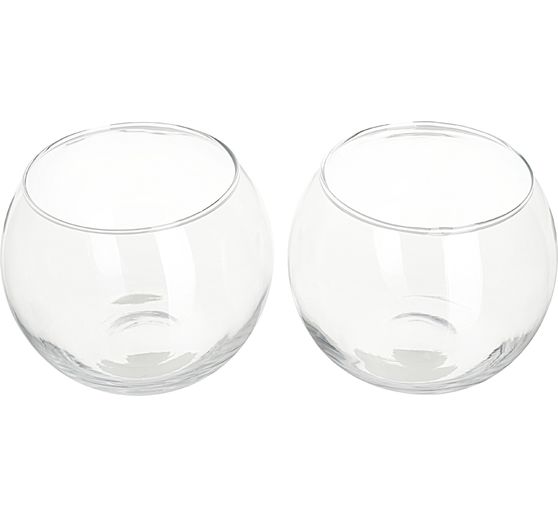 VBS Tealight jar "Bowl", &Oslash; 10,5 cm, 2 pieces