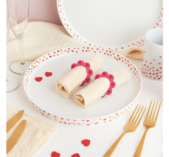 Set de 6 feutres pinceaux pour porcelaine edding 4200 &laquo; Warm &raquo;