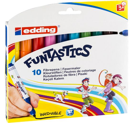 edding 14, Funtastic Feutres pour enfants, 3 mm - VBS Hobby