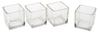 Verres à bougie chauffe-plat VBS « Cube », 4 pc.