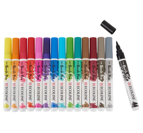 Talens Ecoline Brush Pen Set 15 colours - VBS Hobby