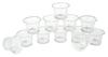 VBS Tea light jars "Curved", 12 pieces