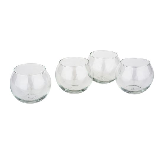VBS Tealight jar "Bowl", Ø 6.7 cm, 4 pieces