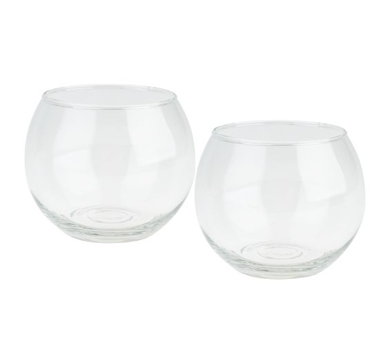 VBS Tealight jar "Bowl", Ø 10,5 cm, 2 pieces