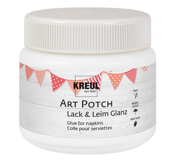 KREUL Art Potch Varnish & Glue "Glossy", 159 g / 150 ml