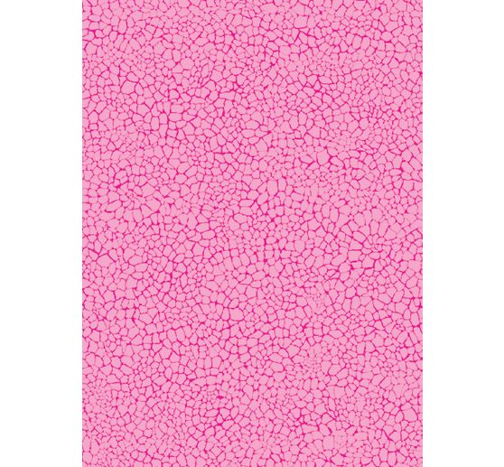 Papier Décopatch « Facettes, Rose », paquet de 3 pc., env. 30 x 39 cm, env. 20 g/m²