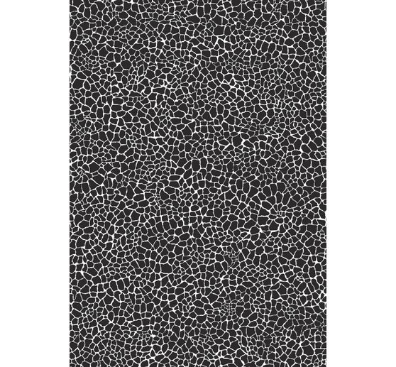 Papier Décopatch « Facettes Noir », paquet de 3 pc., env. 30 x 39 cm, env. 20 g/m²
