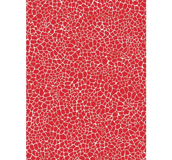 Papier Décopatch « Facettes rouges », paquet de 3 pc., env. 30 x 39 cm, env. 20 g/m²