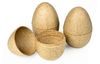 Paper mache eggs, divisible, 3 pieces