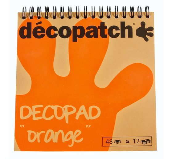 Décopatch paper pad "Decopad Orange"