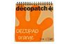 Décopatch paper pad "Decopad Orange"