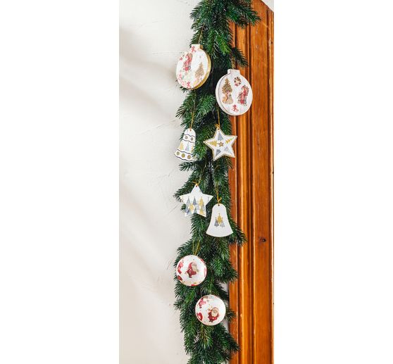 Suspensions VBS « Boules de Noël », plates