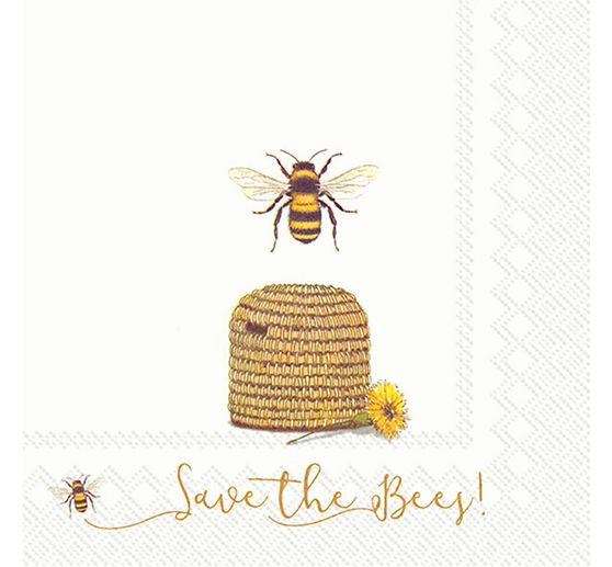 Napkin "Save the Bees!"