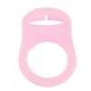 Silicone ring for pacifier chains Pink