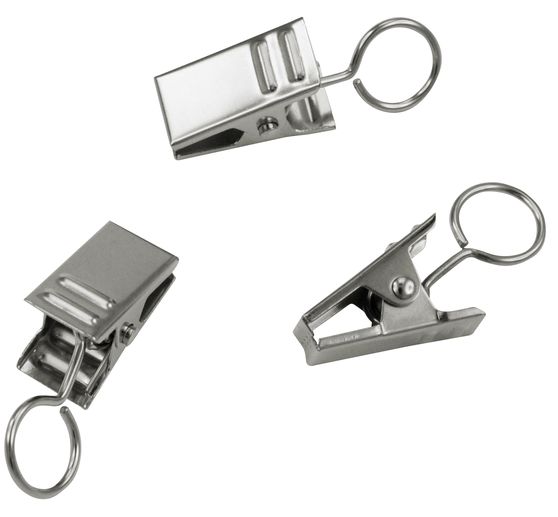 Clips en métal à oeillet
