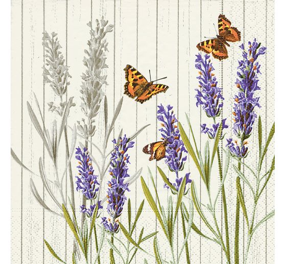 Napkin "Lavender & Butterflies"