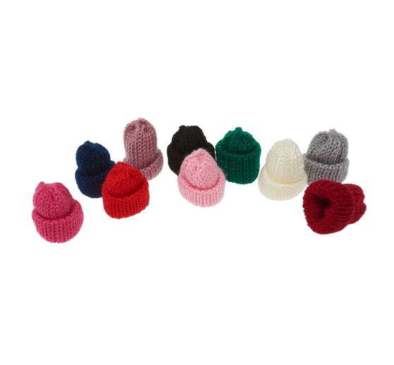 VBS Mini caps "Colourful", H 4 cm