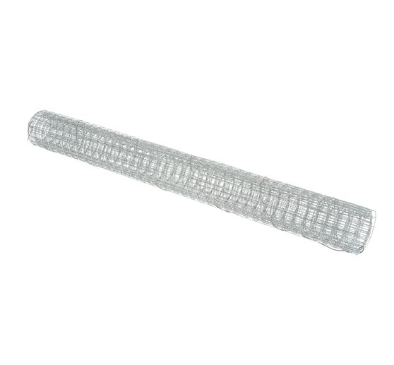 Drahtgitter, verzinkt, 13x13mm, 100x40cm, silbergrau