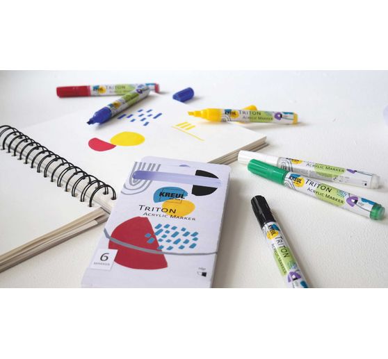 Triton Acrylic Marker « edge » KREUL, set de 6