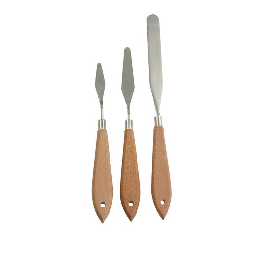 Couteaux et spatules à peindre VBS, set de 3