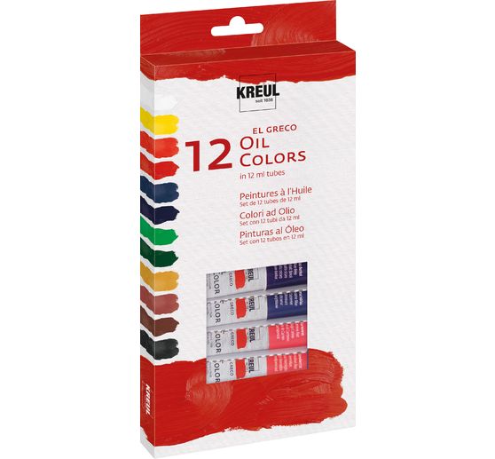 KREUL el Greco oil paint set