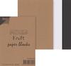 Kraftpapier-Block "Mixed", 3 x 20 Blatt