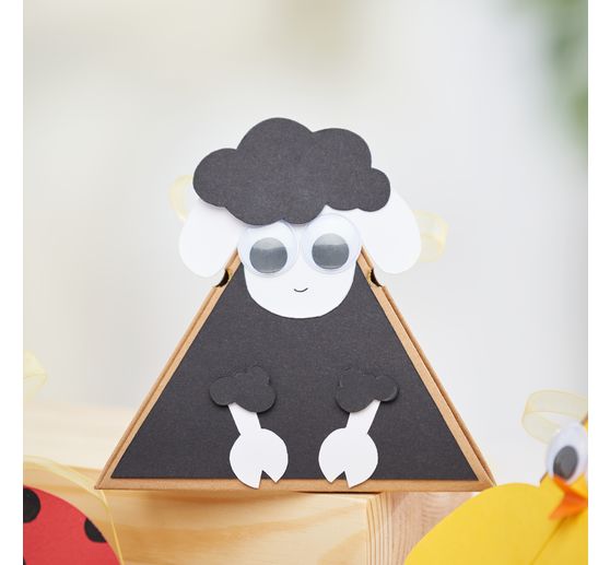 Boîtes-cadeaux en carton kraft VBS « Pyramide »