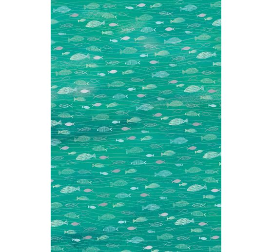 Designkarton "Hotfoil", Fische