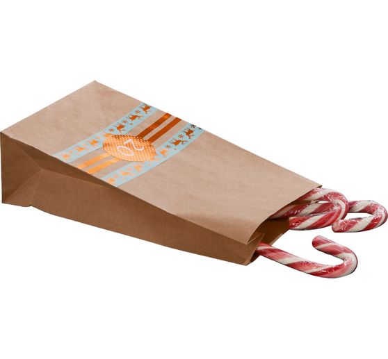 Adventskalender-Set "Kraftpapier", lebensmittelechte Papiertüten