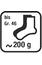 Chaussettes = 200 g