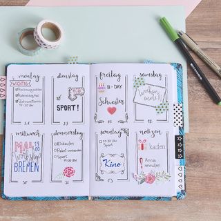 Réaliser un Bullet Journal