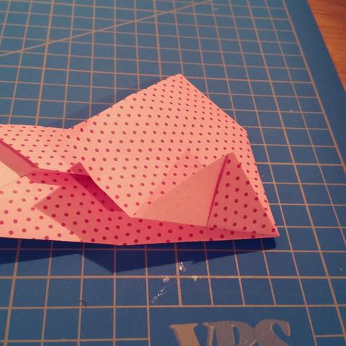 Anleitung Origami falten Herz mit Schachtel