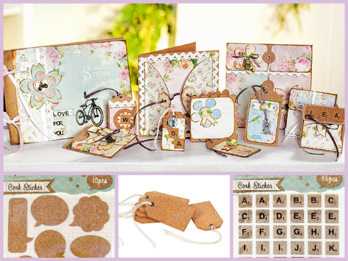 Trend Kork für Scrapbooking